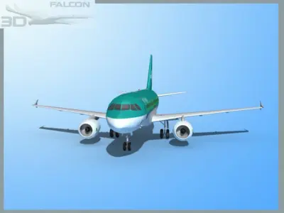 Falcon3D A319 Aer Lingus 3D model