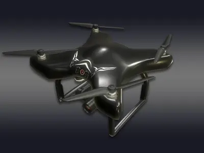 Drone - Quadcopter  3D model