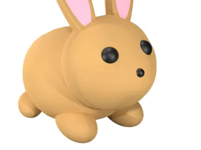 Easter Rabbit 3d model 3D model