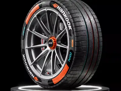 Hankook Formula E 2023 255 40 ZR18 3D model