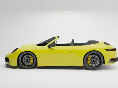 porsche 911 cabrio 3D model