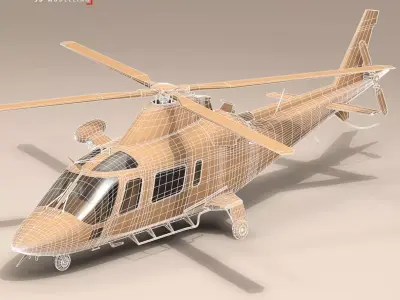 AW109LUH New Zealand 3D model