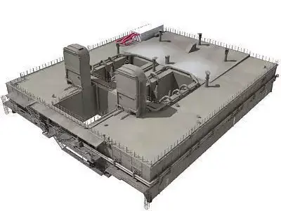 Mobile Launch Platform NASA 3D model