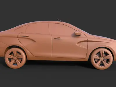 Lada Vesta 3D print model