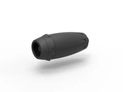 Jet engine 4 3D print model