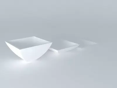 Bowls three Free 3D model