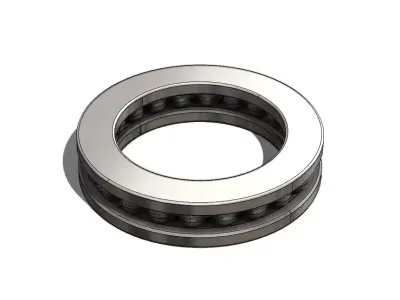 Rolamento Axial de Esferas SKF 51109 Axial Ball Bearing 3D model