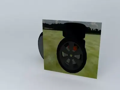  Wheels tyre NEG Free 3D model