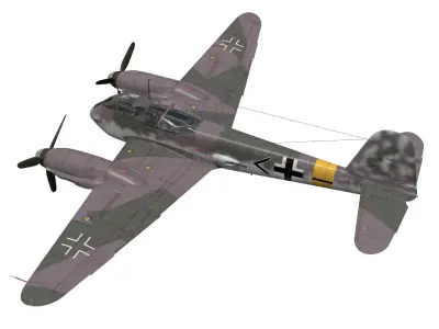 Messerschmitt Me 410 A1 Hornisse 3D model