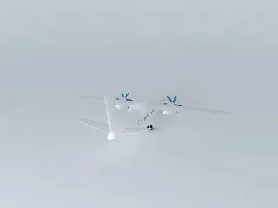 Template Antonov An 140 3D model