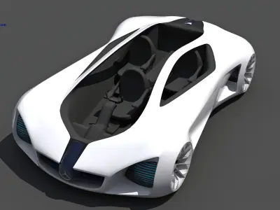 Mercedes Benz Biome Concept Car Free 3D model