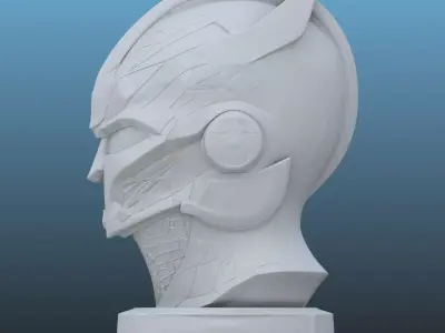 High-Detail Sci-Fi Character Bust PM-103 3D print model