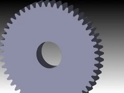 spur gear Free 3D model