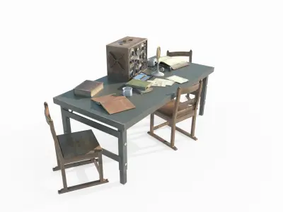 Old telegraph station 3D model