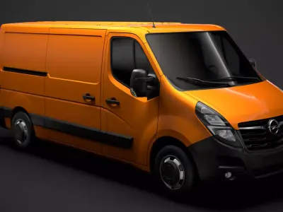 Opel Movano L2H1 Van 2020 3D model