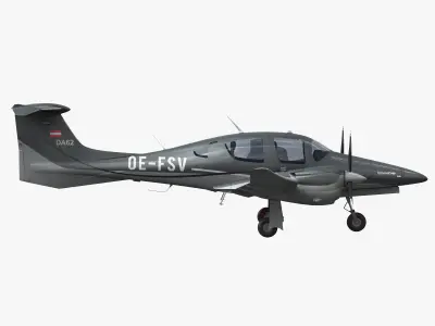 Diamond DA62 3D model