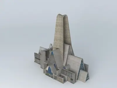 Basilica de Higuey  Higuey  Republica Dominicana Free 3D model