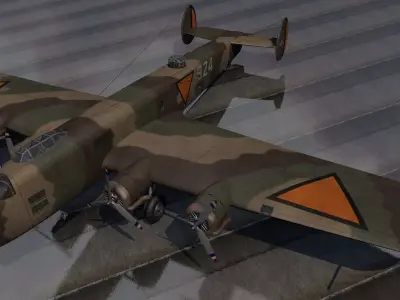 Fokker T-6 - T-VI 3D model