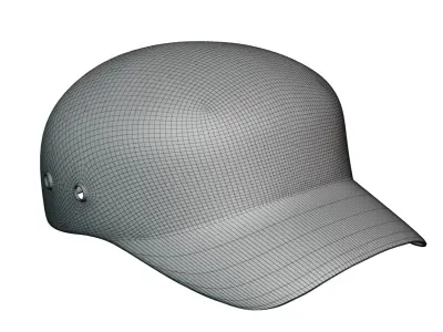 Military Cap 3D model