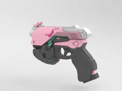 DVa Light Gun 3D model