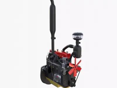 Tractor Engine 3D model