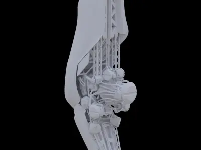 SPACESHIP 4 Low-poly 3D model