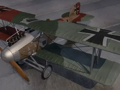 Albatros D-2 3D model