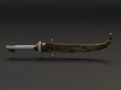 Arabic Dagger 3D model