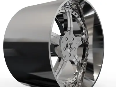 ASANTI AF118 WHEEL 3D MODEL 3D model