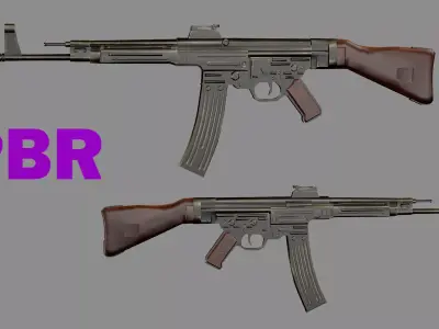STG 44 Sturmgewehr stg44 Low-poly 3D Model Low-poly 3D model buy