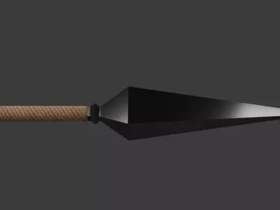 Kunai Simple Model Free low-poly 3D model