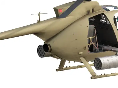 Boeing MH-6M Little Bird 3D model