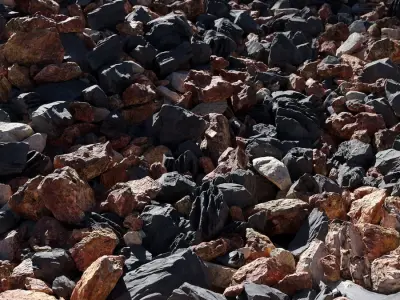  Small Multicolored Sharp Stone Models Collection 