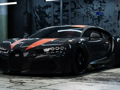 Bugatti Chiron super sports 300 Free 3D model