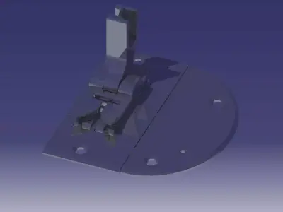 juki feedback and plate Free 3D model