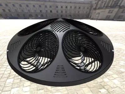 Aero Orb X1 3d printable Armless Shielded Unibody Drone   3D print model