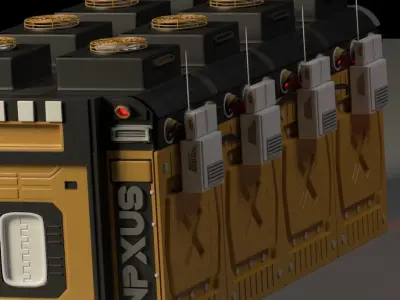 Container 3D model shop