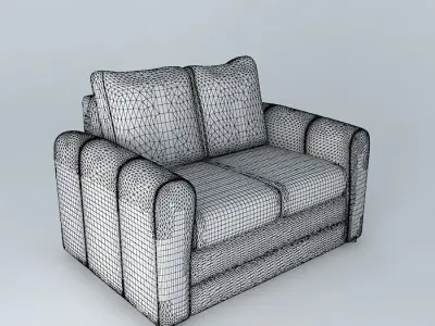 Sofa for two people Free 3D model