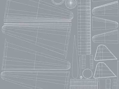 Mitsubishi G4M Betty Aircraft WWII Low-poly 3D model