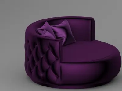 OSCAR LOVE SEAT Free 3D model