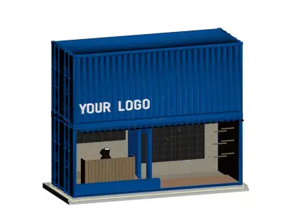 Container Shop 3D model