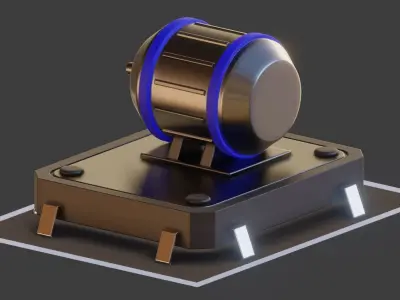 E-Motor-3-Output-Module 3D model