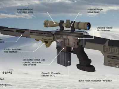 BHI-15 SPR2 Low-poly 3D model