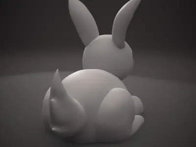 Rabbit 3D Printable Free 3D print model