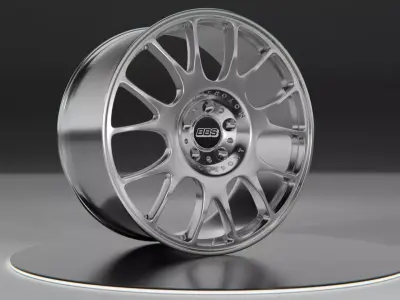 BBS CH Low-poly 3D model