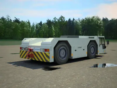 Airport tow tractor SCHOPF F300 3D model