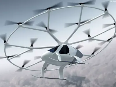 Passenger Electric Drone 3D model