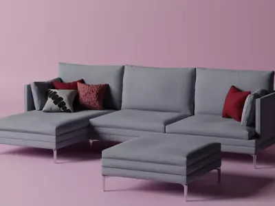 Williams sofa and chair Free 3D model