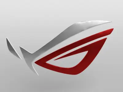 ROG Logo version1 009 Free low-poly 3D model