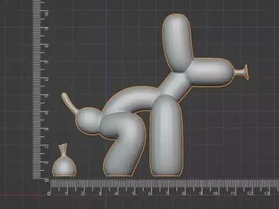 SHiT BALLOON DOG - Commercial License 3D print model